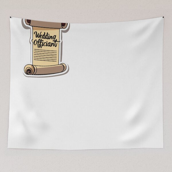 Item preview, Traditional Wedding Officiant Parchment Scroll Design designed and sold by NiftyWrx.