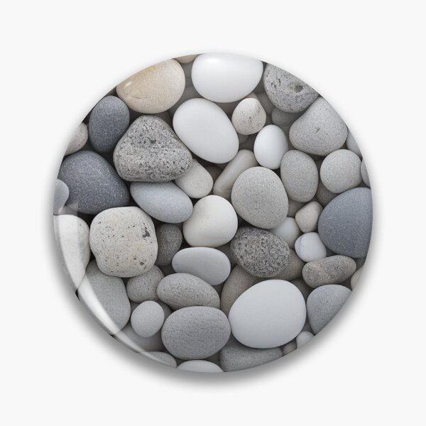Item preview, Light white natural beach pebbles designed and sold by allthis.