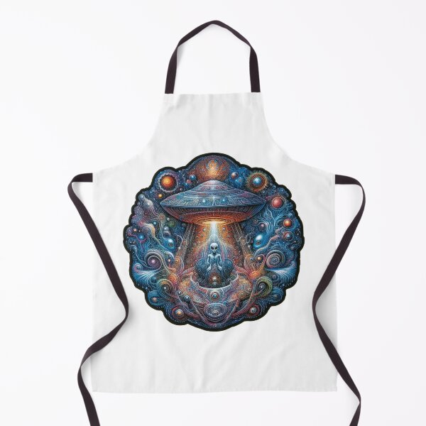 Item preview, Ufo - Alien in the space ocean designed and sold by Savario.