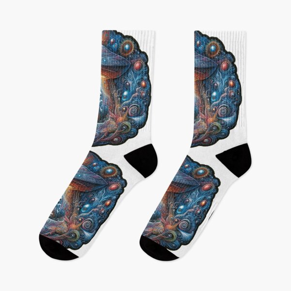 Item preview, Ufo - Alien in the space ocean designed and sold by Savario.