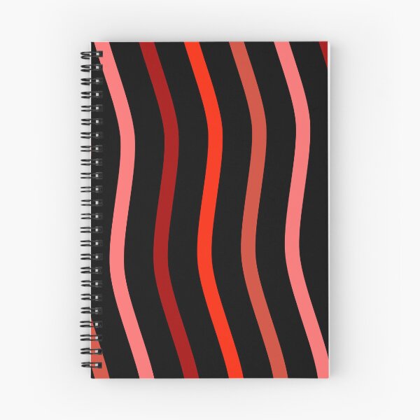 Item preview, Black & Red Vertical Waving Lines Flowing Limitless Seams designed and sold by Alchemy-A-La-G.