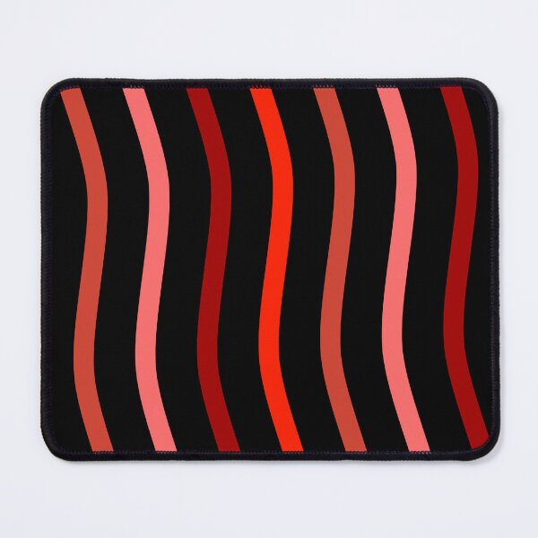 Item preview, Black & Red Vertical Waving Lines Flowing Limitless Seams designed and sold by Alchemy-A-La-G.