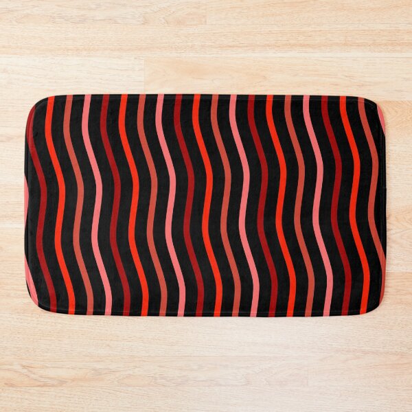 Item preview, Black & Red Vertical Waving Lines Flowing Limitless Seams designed and sold by Alchemy-A-La-G.