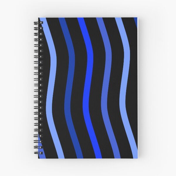 Item preview, Black & Blues Vertical Waving Lines Flowing Limitless Seams designed and sold by Alchemy-A-La-G.