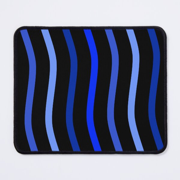 Item preview, Black & Blues Vertical Waving Lines Flowing Limitless Seams designed and sold by Alchemy-A-La-G.