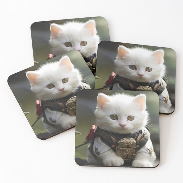 Item preview, White Kitten Cat designed and sold by ThralStore.