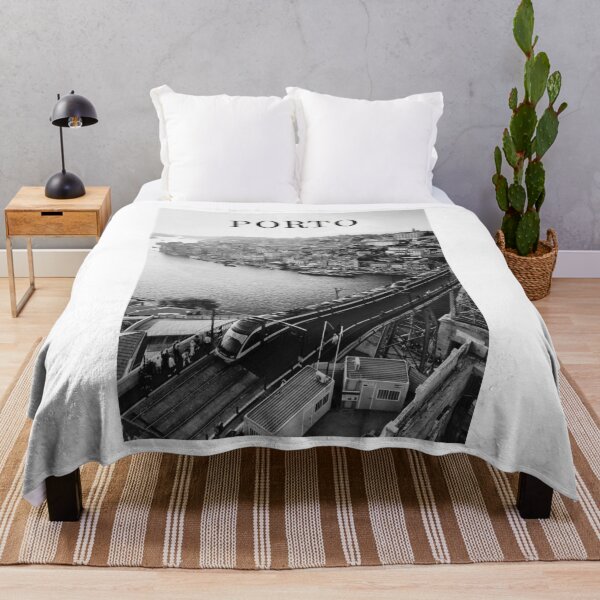 Item preview, Black and White Porto Portugal Europe designed and sold by ShopJoel.