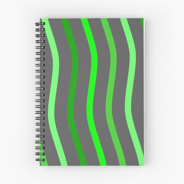 Item preview, Grey & Green Vertical Waving Lines Flowing Limitless Seams designed and sold by Alchemy-A-La-G.