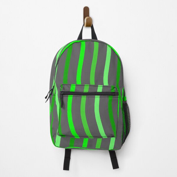 Item preview, Grey & Green Vertical Waving Lines Flowing Limitless Seams designed and sold by Alchemy-A-La-G.