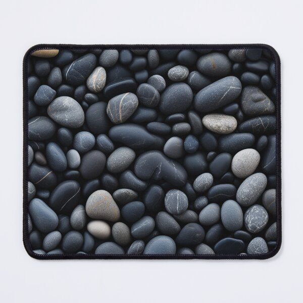 Item preview, Black natural beach pebbles designed and sold by allthis.