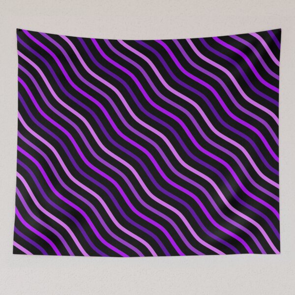 Item preview, Purple & Violet Diagonal Waving Lines Flowing Limitless Seams designed and sold by Alchemy-A-La-G.
