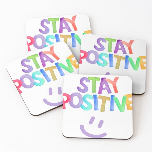 Item preview, stay positive designed and sold by DesignbyMorena.
