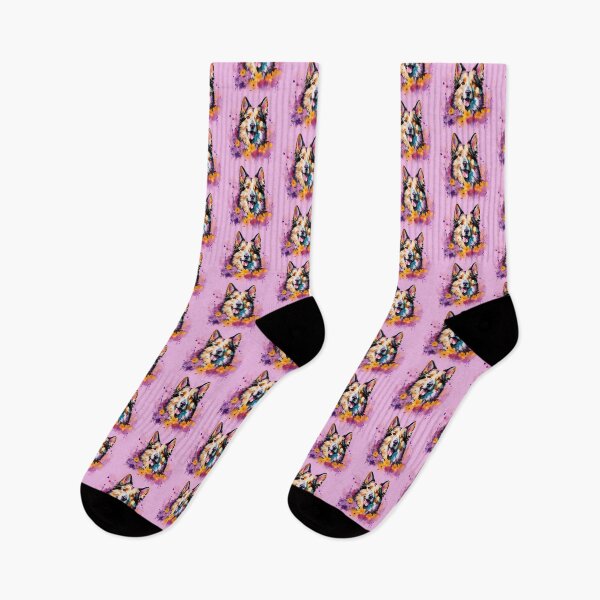 Item preview, A dog of the Central Asian Shepherd Dog breed among mysterious flowers. designed and sold by Natalia-Vlad.