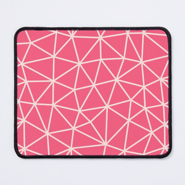 Item preview, Vintage Pink Geometric Triangle Abstract Pattern Design designed and sold by patternsoup.