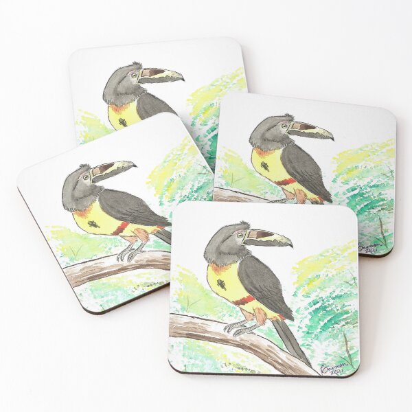 Item preview, collared toucan designed and sold by Carmencita079.