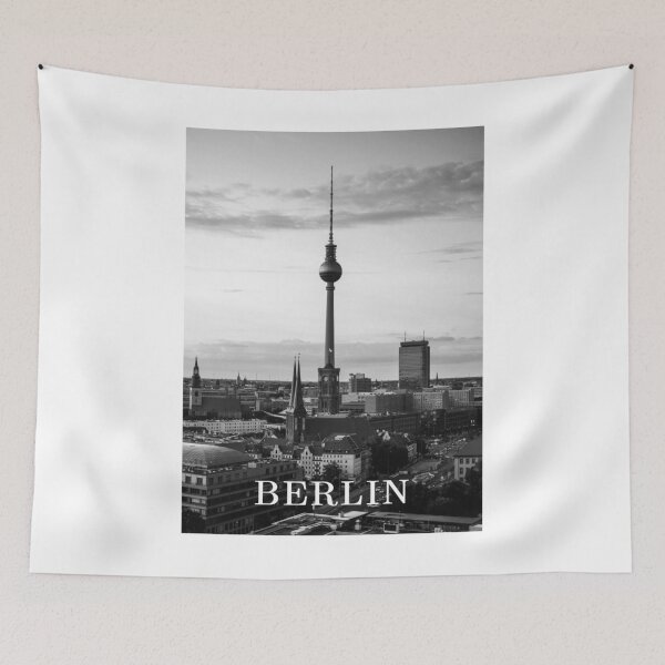 Item preview, Black and White Berlin Germany Europe designed and sold by ShopJoel.