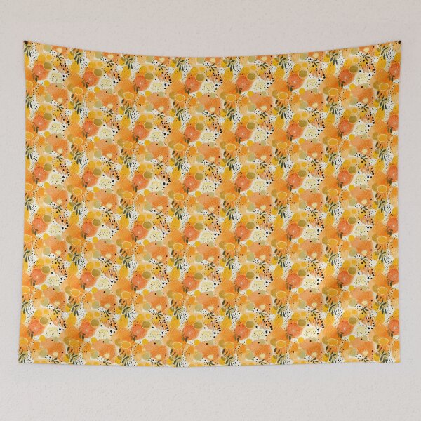 Item preview, Naranja Orange Print designed and sold by ZodiacKat.