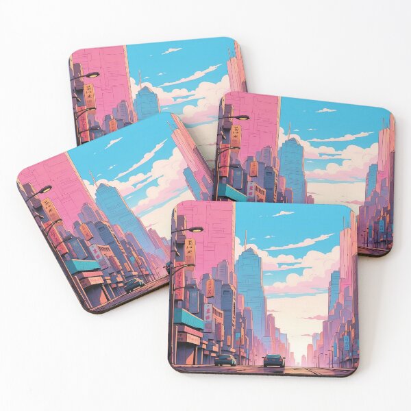 Item preview, Dusk Dreams in Neon City: Urban Fantasy Unfolds designed and sold by ArtComixHaven.