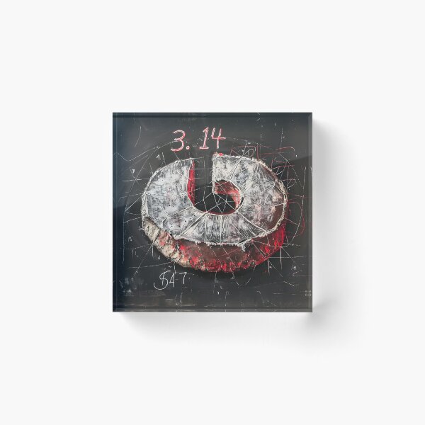Item preview, Celebrating Pi Day with Mathematical Artistry and Creative Flair in a White and Dark Palette designed and sold by OlfactoART Studio.
