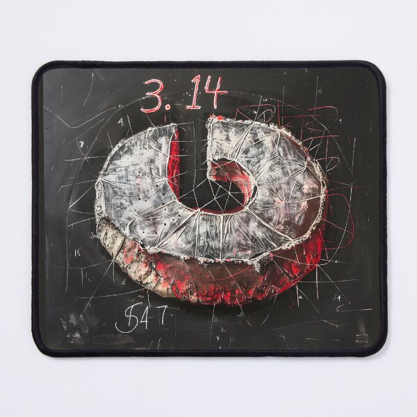 Item preview, Celebrating Pi Day with Mathematical Artistry and Creative Flair in a White and Dark Palette designed and sold by OlfactoART Studio.