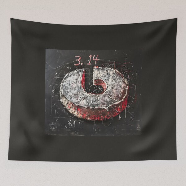 Item preview, Celebrating Pi Day with Mathematical Artistry and Creative Flair in a White and Dark Palette designed and sold by OlfactoART Studio.
