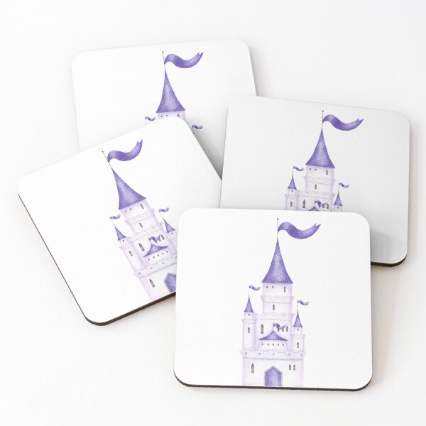 Item preview, Fairytale Castle Lilac designed and sold by PinaColadaArtS.