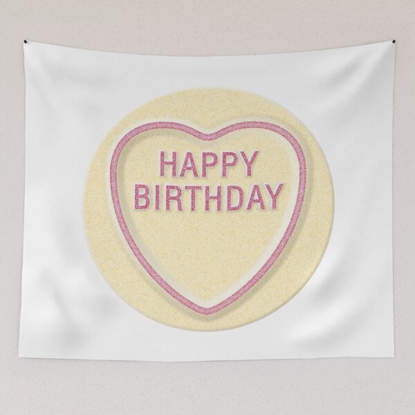 Item preview, NDVH Love Heart HAPPY BIRTHDAY designed and sold by Nik’s T-Shirts.