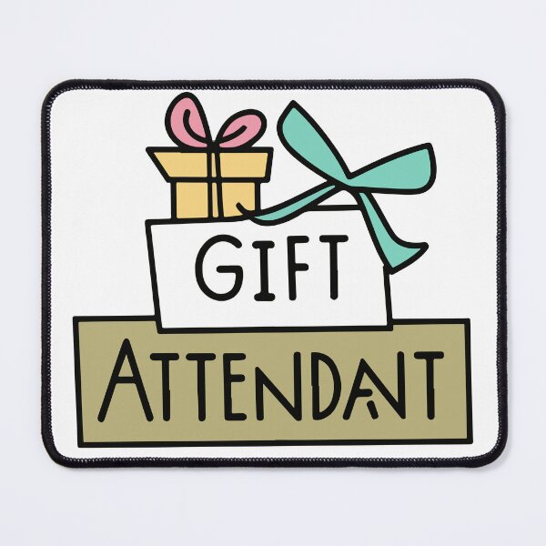 Item preview, Gift Attendant Wedding Sticker Design designed and sold by NiftyWrx.