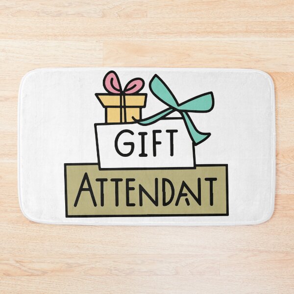 Item preview, Gift Attendant Wedding Sticker Design designed and sold by NiftyWrx.