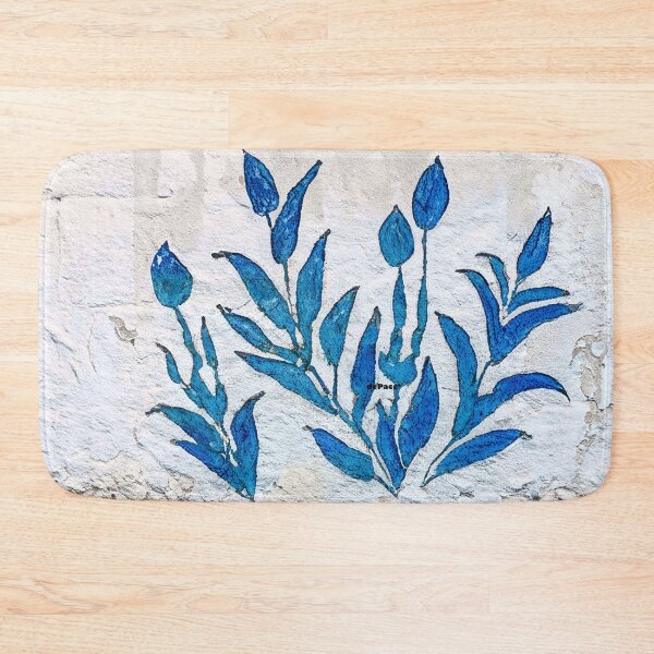 Item preview, faded mural of Blue False Indigo Plants by dePace' designed and sold by mrpropcake.