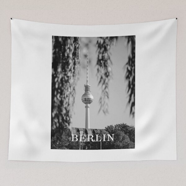 Item preview, Black and White Berliner Fernsehturm Berlin designed and sold by ShopJoel.