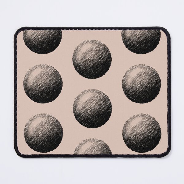 Item preview, Black ball sphere sketch pattern designed and sold by Szkicerka.