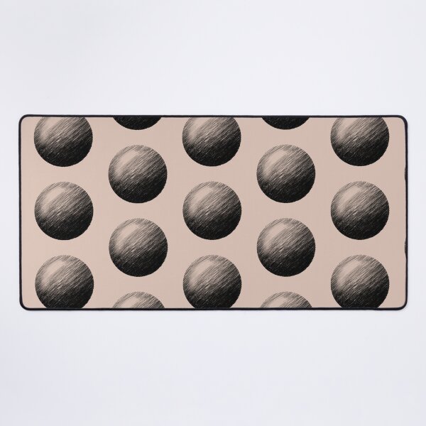 Item preview, Black ball sphere sketch pattern designed and sold by Szkicerka.