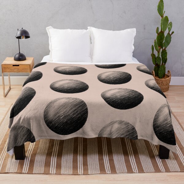 Item preview, Black ball sphere sketch pattern designed and sold by Szkicerka.