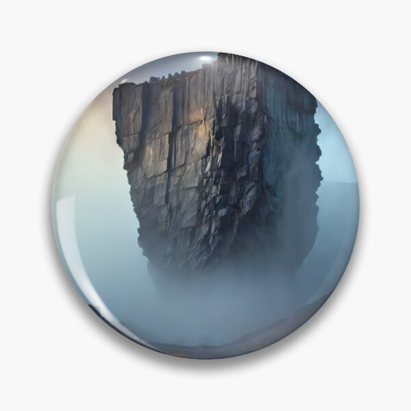 Item preview, The rugged beauty of an isolated rock formation standing proudly in the middle of a dusty road, inviting travelers to pause and admire its uncompromising presence designed and sold by petrovk.