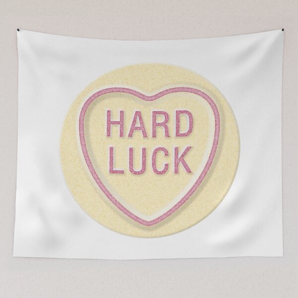 Item preview, NDVH Love Heart HARD LUCK designed and sold by Nik’s T-Shirts.
