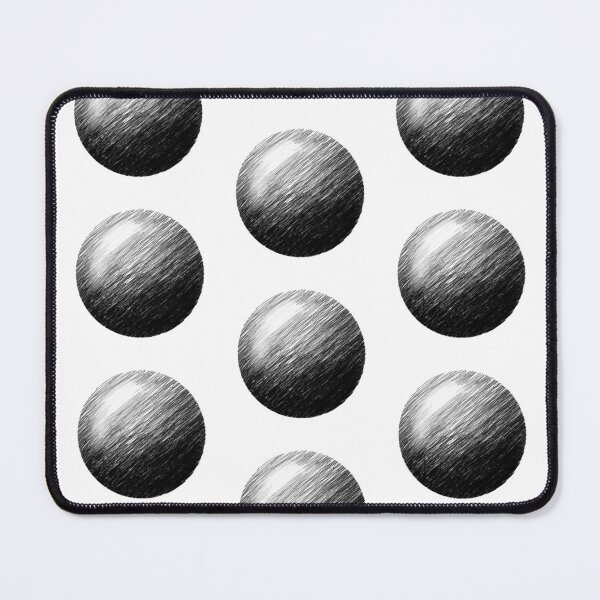 Item preview, Black ball sphere sketch pattern designed and sold by Szkicerka.