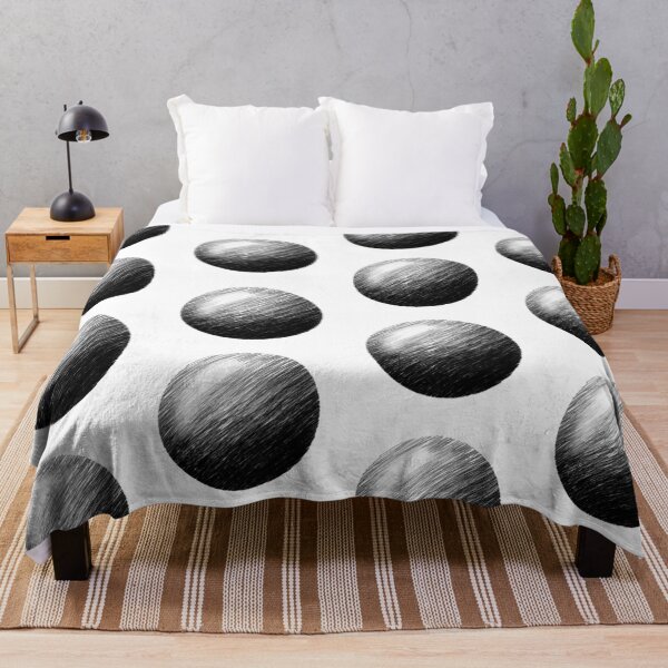 Item preview, Black ball sphere sketch pattern designed and sold by Szkicerka.