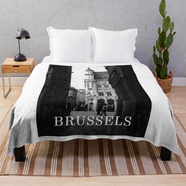 Item preview, Black and White Brussels Belgium Europe designed and sold by ShopJoel.