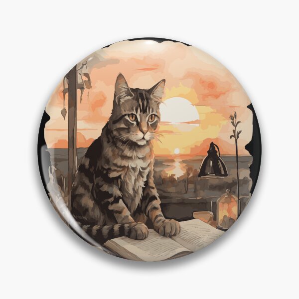 Item preview, Whimsical Cat Reading 'How to Kill a Mockingbird' Art Print designed and sold by Imma4art ⭐⭐⭐⭐⭐.