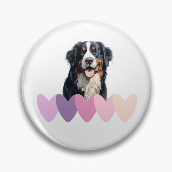 Item preview, Minimalist Bernese Mountain Dog Gifts with cute hearts designed and sold by TheVirtualSpace.