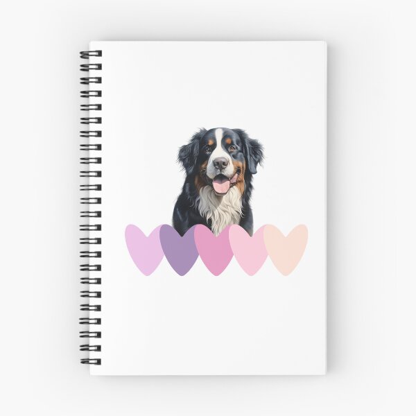 Item preview, Minimalist Bernese Mountain Dog Gifts with cute hearts designed and sold by TheVirtualSpace.