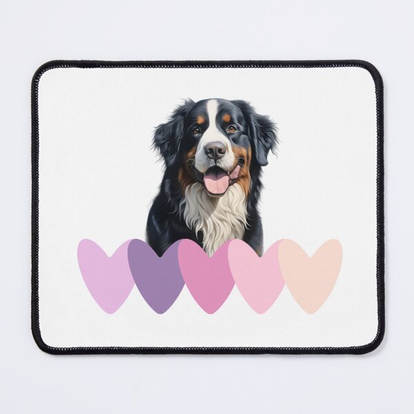 Item preview, Minimalist Bernese Mountain Dog Gifts with cute hearts designed and sold by TheVirtualSpace.