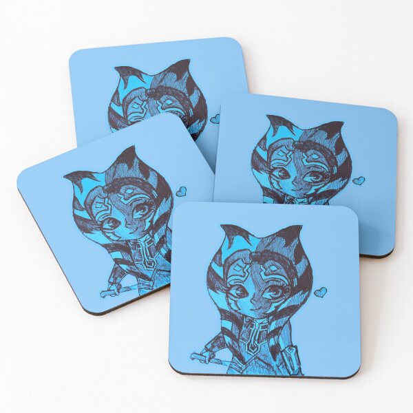 Item preview, Ahsoka Tano kawaii sketch ⸜(⸝⸝⸝´꒳`⸝⸝⸝)⸝ designed and sold by kitsune-bis.