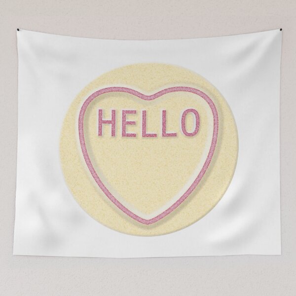 Item preview, NDVH Love Heart HELLO designed and sold by Nik’s T-Shirts.