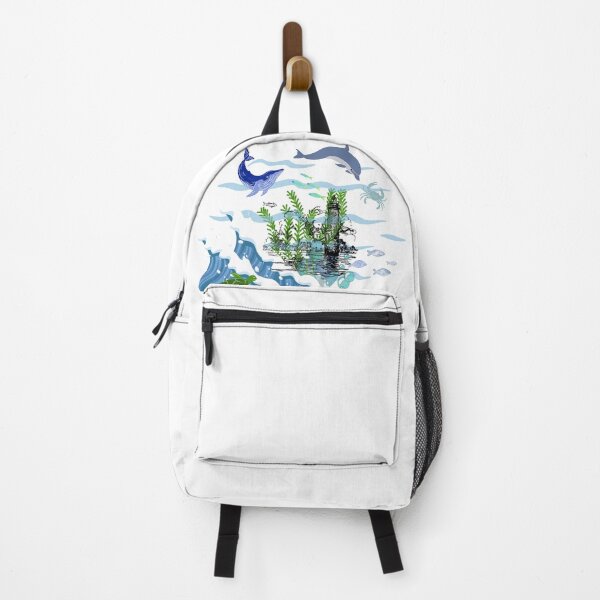 Item preview, sea ocean life delphine - lighthouse blue vision designed and sold by Lurastel.