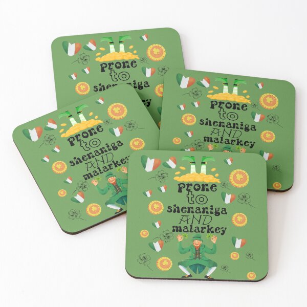 Item preview, Prone To Shenanigans And Malarkey - Funny St Patrick Day For Woman And Man designed and sold by Raccoon's World.