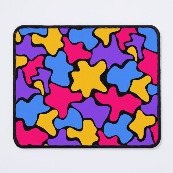 Item preview, Pink Blue & Purple Blob Camouflage Textile Limitless Seams designed and sold by Alchemy-A-La-G.