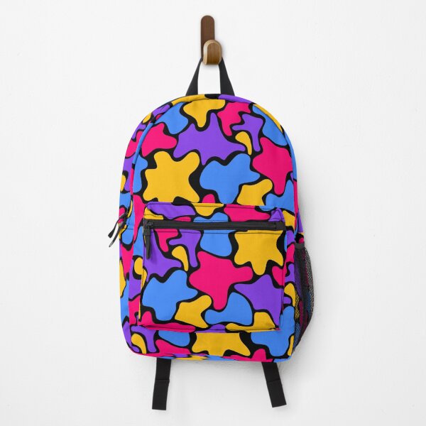 Item preview, Pink Blue & Purple Blob Camouflage Textile Limitless Seams designed and sold by Alchemy-A-La-G.