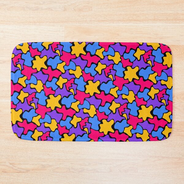 Item preview, Pink Blue & Purple Blob Camouflage Textile Limitless Seams designed and sold by Alchemy-A-La-G.